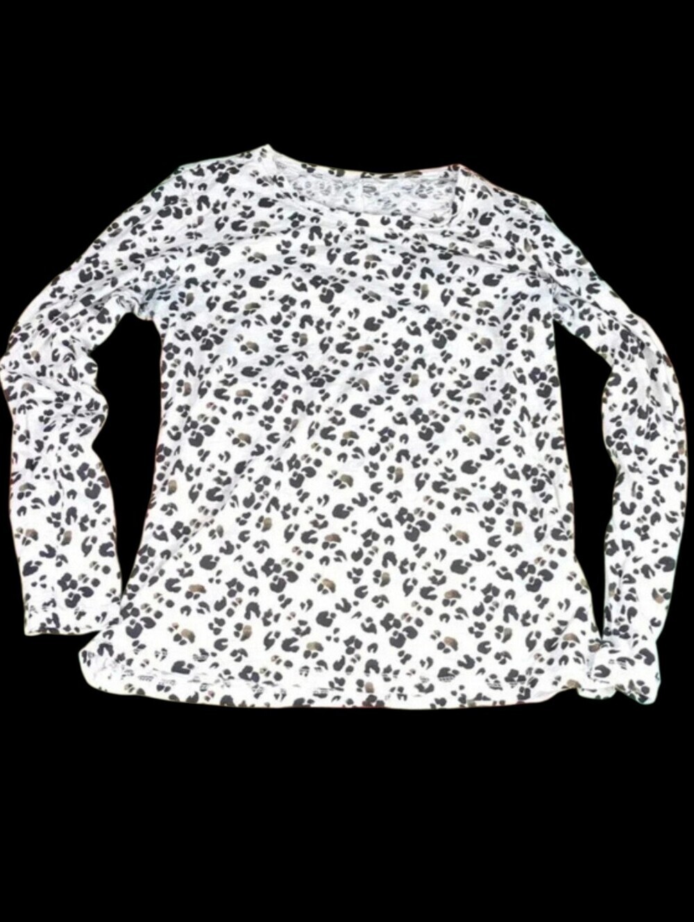 Caslon Leopard Print Top NWOT